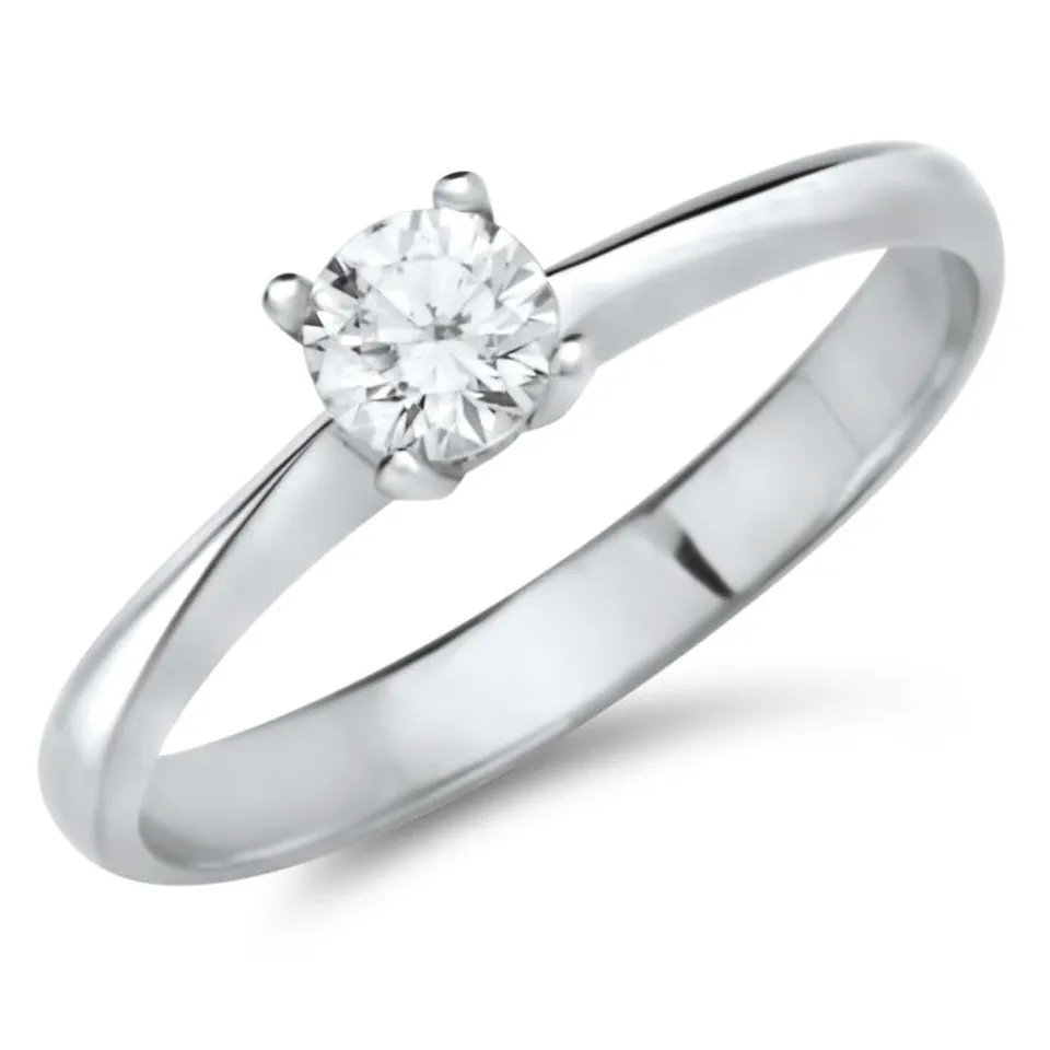 JEWLIX VR0021 Verlobungsring Silber 54mm Zirkonia
