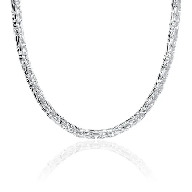 JEWLIX Königskette 5mm Herren Silberkette 55cm 925