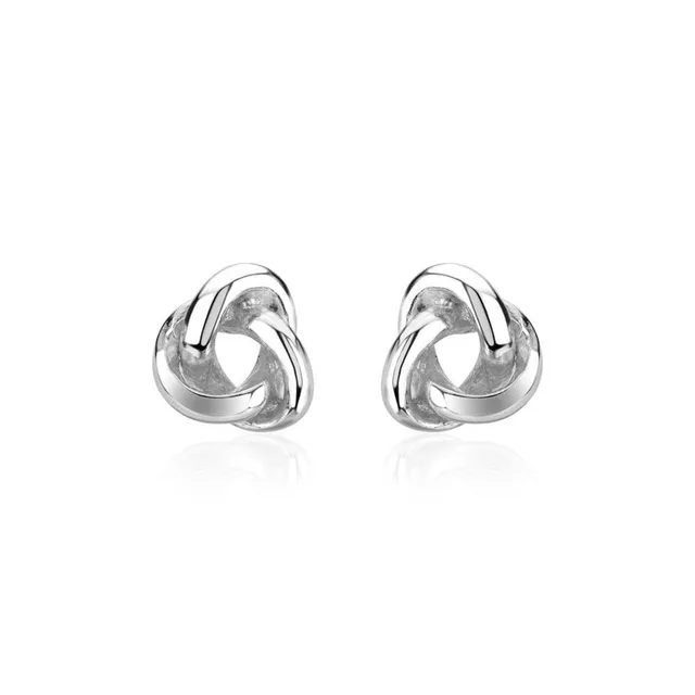 JEWLIX Ohrstecker Knoten Sterlingsilber Ohrstecker Silber Damen