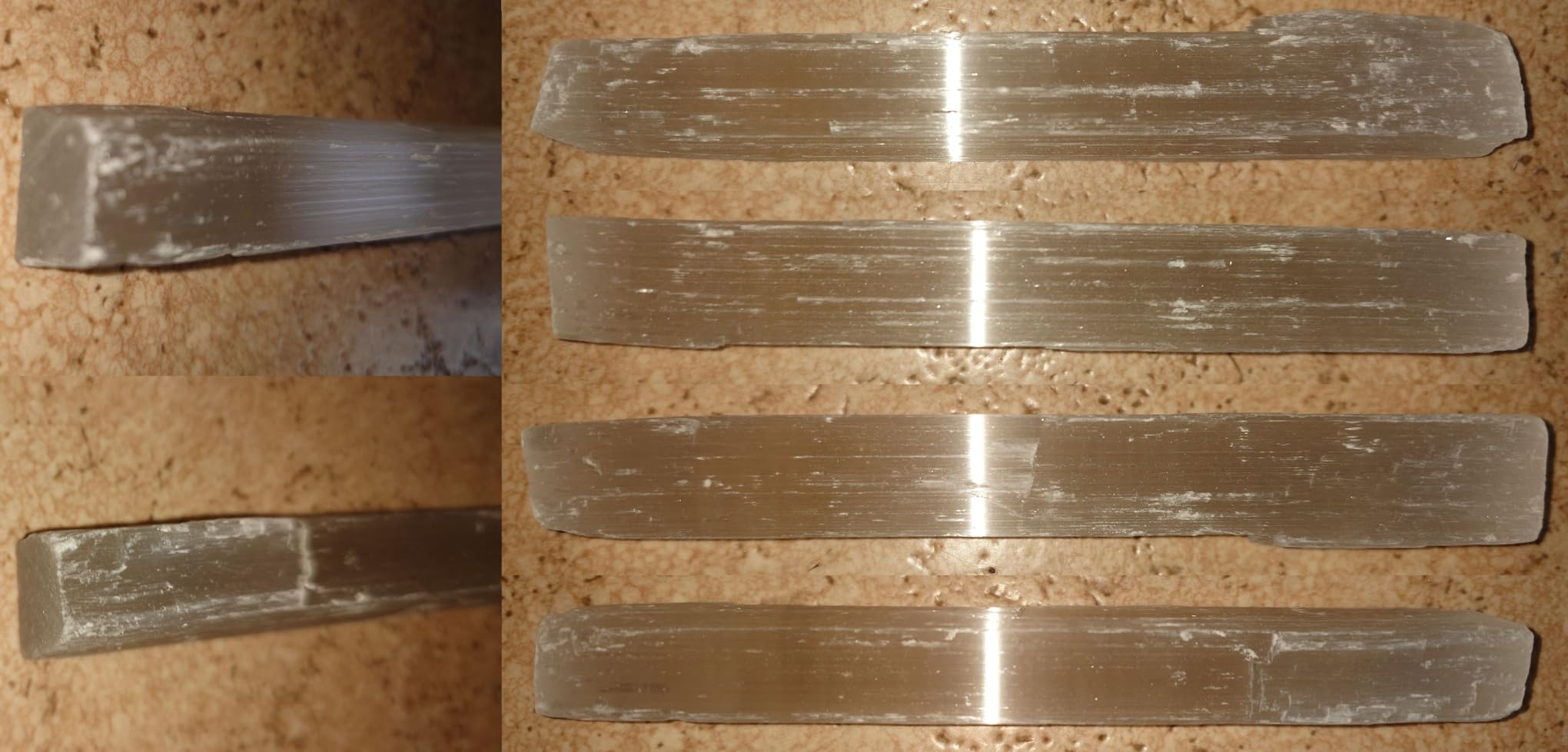 NKlaus Healing Crystals Selenit-Stab 15cm Energiestab 1 Stück