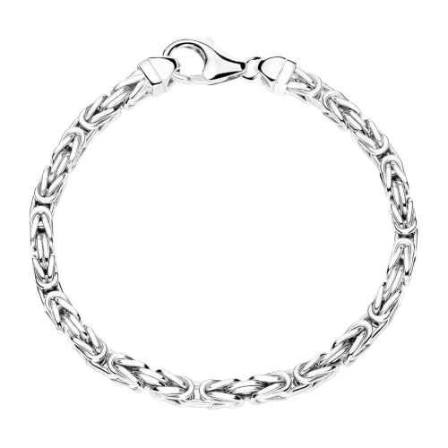 JEWLIX Königsarmband Silber 925 4 mm 19 cm Armband