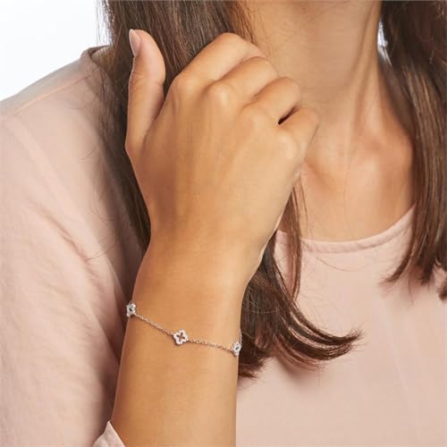 JEWLIX Armband 925er Silber mit Zirkonia Stein