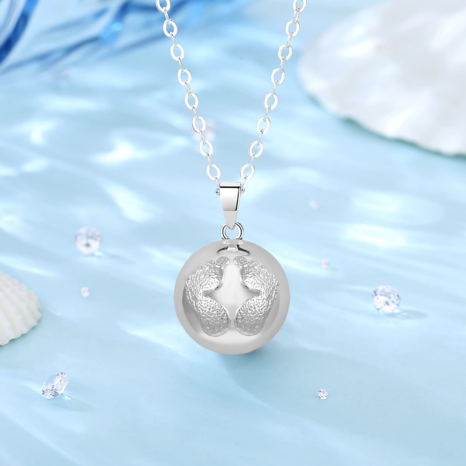 Eudora Harmony Bola Kinder Halskette Silber oxidiert