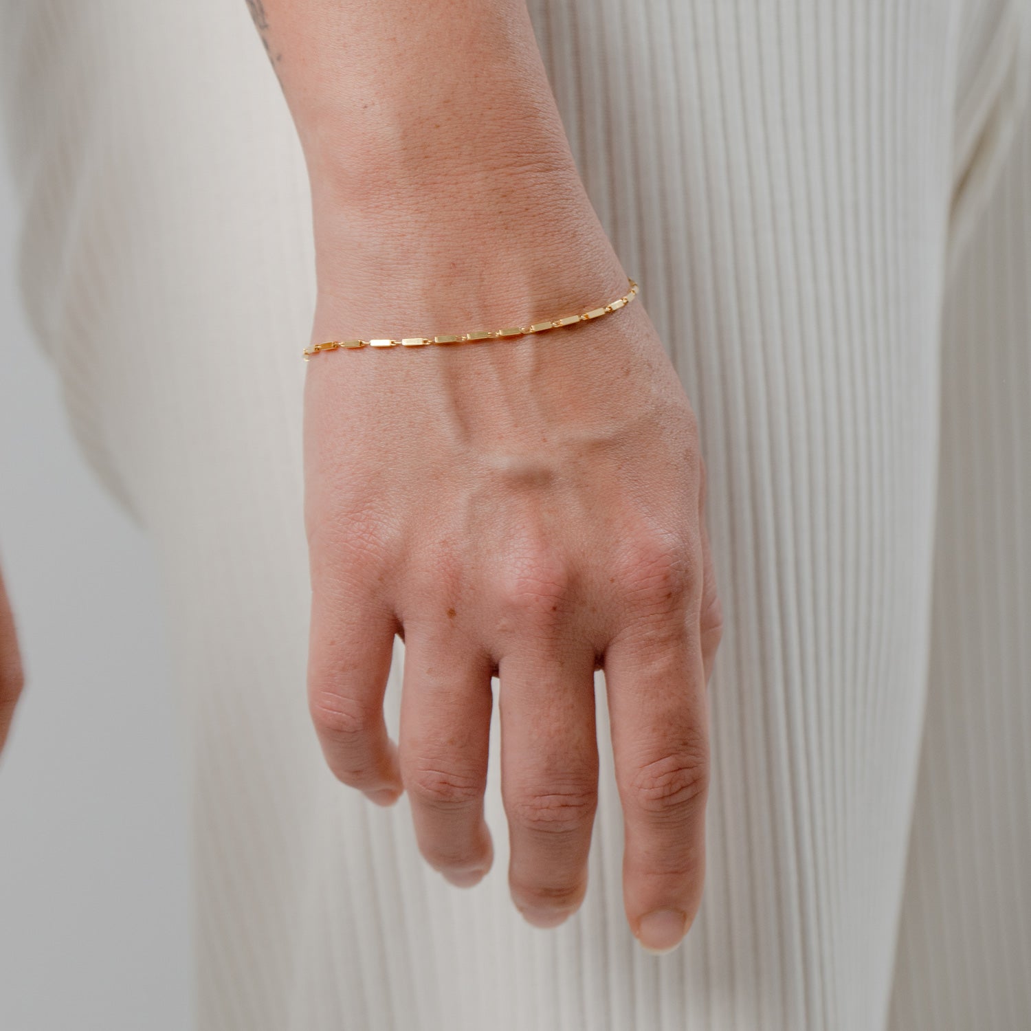 Stilnest Brick Armband 24k Gold Vermeil Gliederarmband