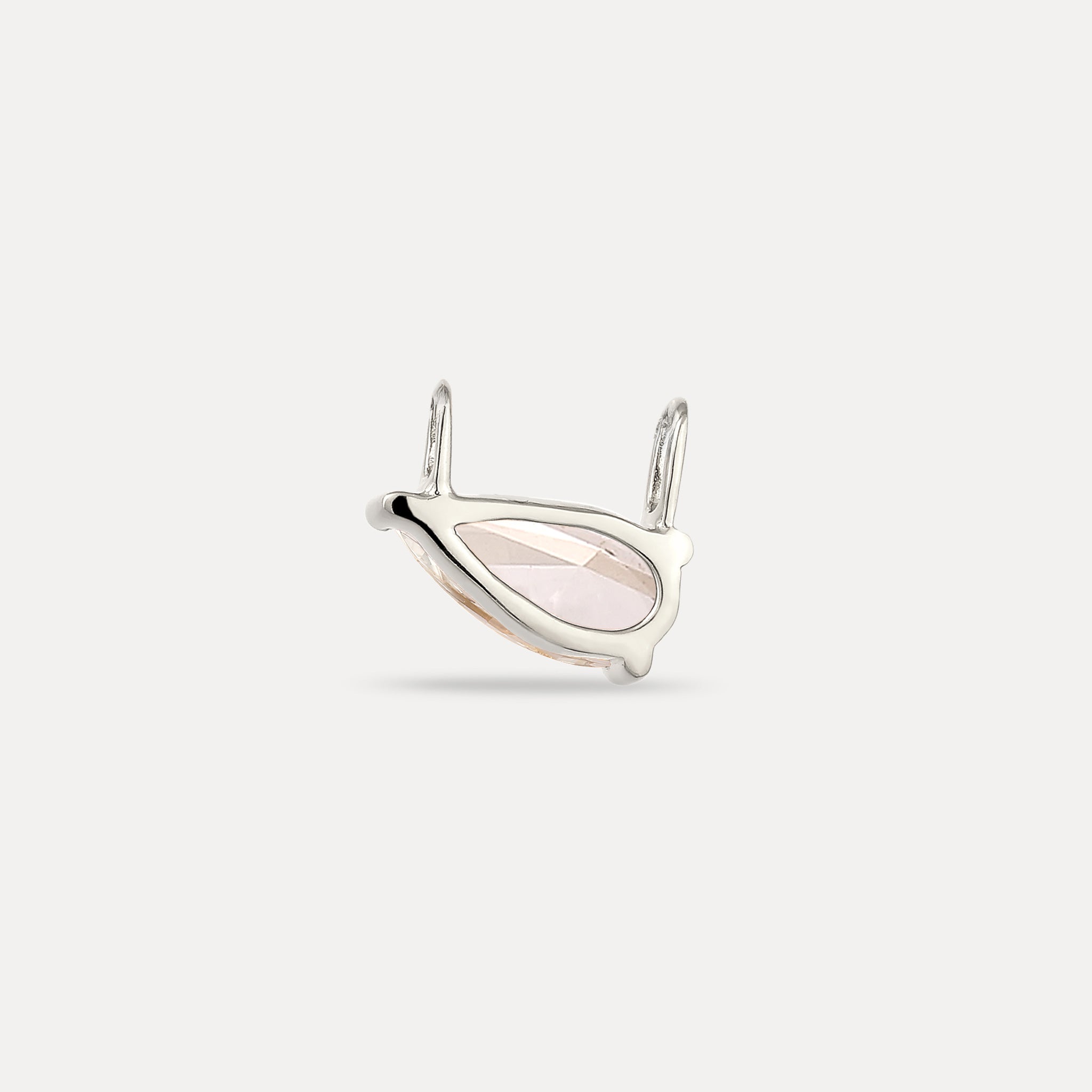 Stilnest Beryll Balance Drop Anhänger 24k Gold Vermeil