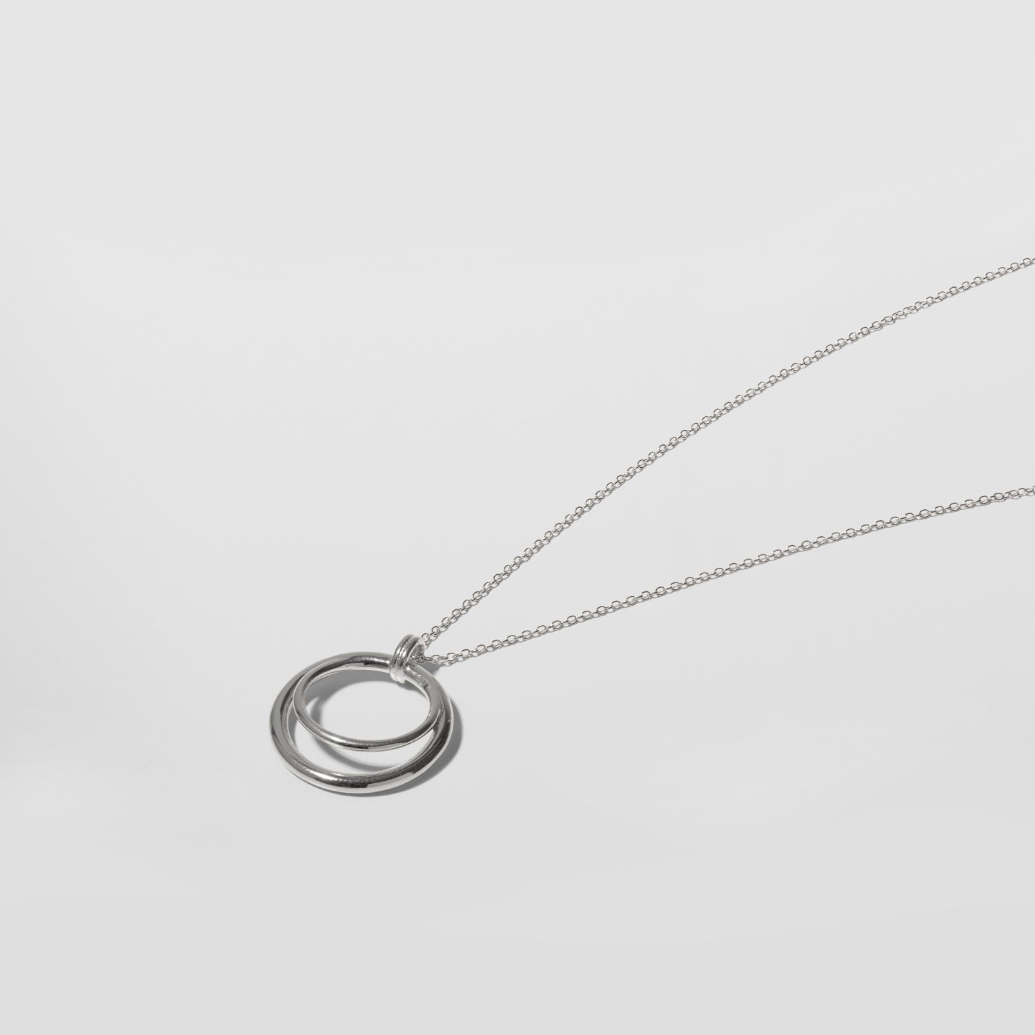Stilnest Duo Kette 24k Gold Vermeil 45cm Statement Halskette