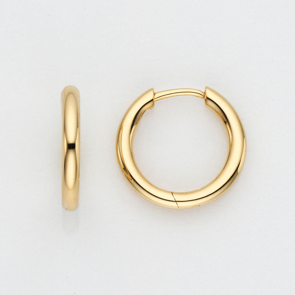 Eugen Rühle Ohrschmuck 80.7887 Creolen Weißgold 2,3x17mm Rundrohr