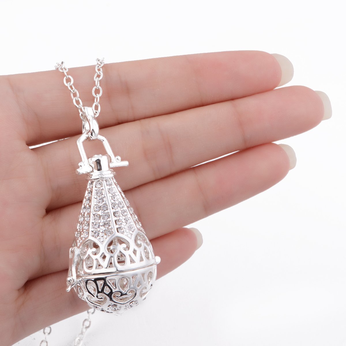 Eudora Harmony Bola Tower Halskette 18mm Zirkonia