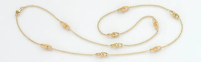 Eugen Rühle Collier 37.3577 Halskette 45 cm 585 Gelbgold