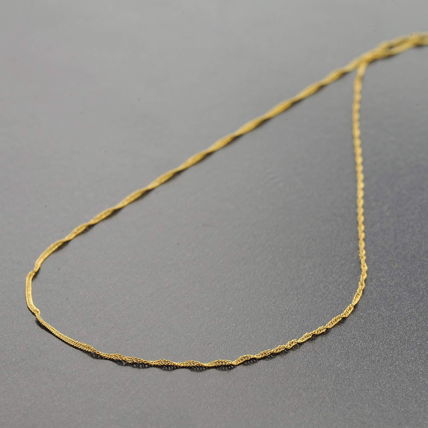 trendor Singapur-Kette 333 Gold 1,0 mm 40 cm 72450