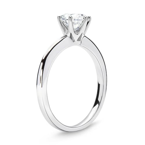 JEWLIX VR0122 Verlobungsring Silber Zirkonia 5,9mm 50mm