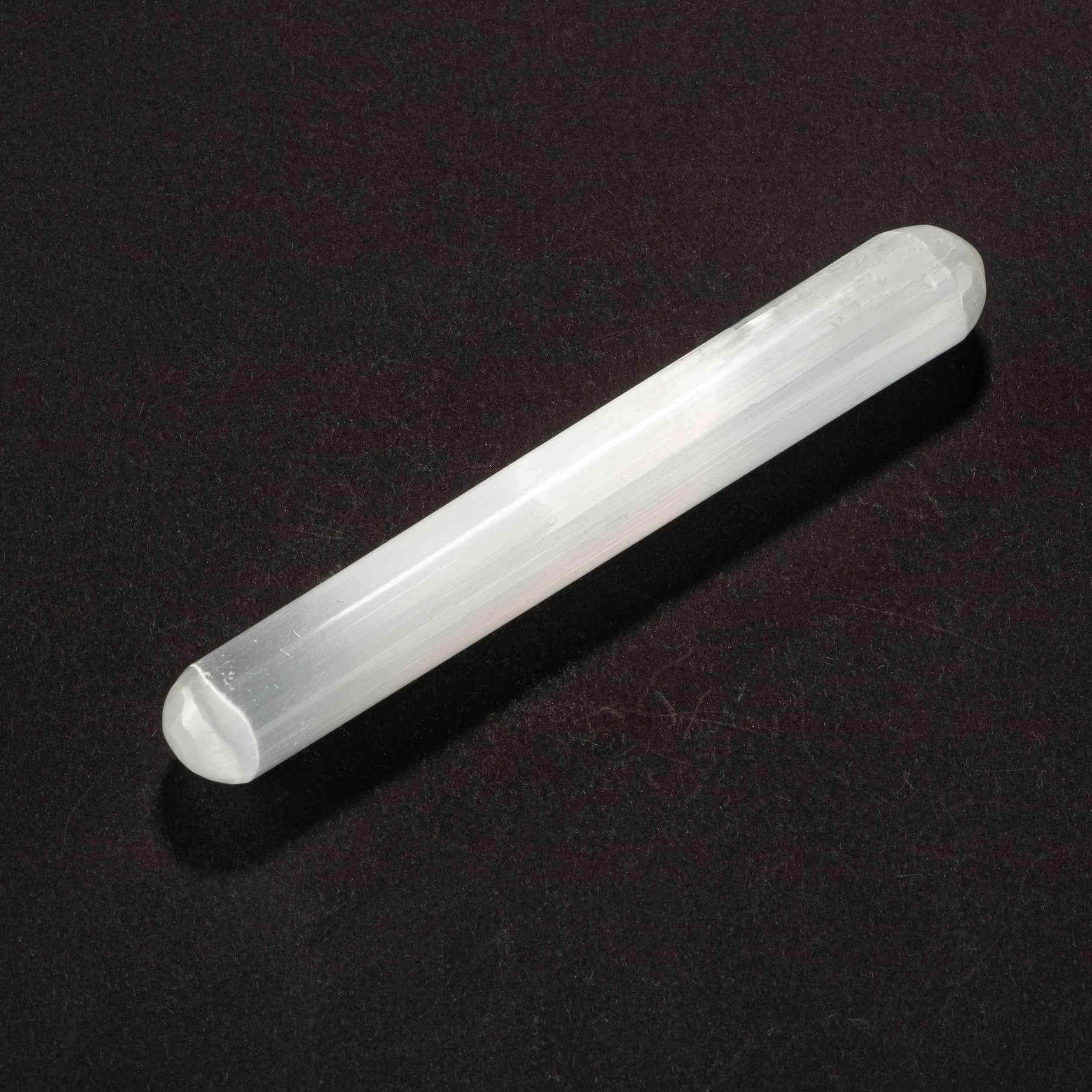 NKlaus Healing Crystals Selenit Massagestab 15 cm Reiki Stab 1 Stück