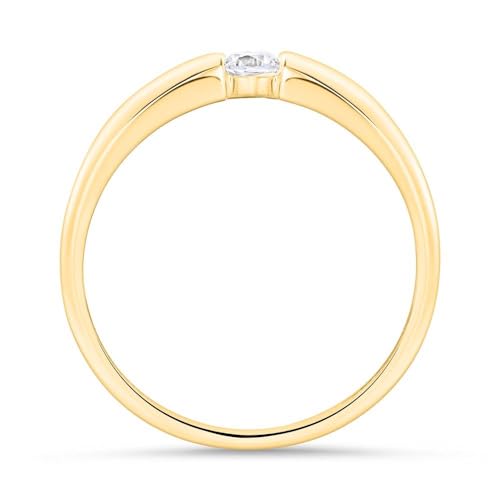 JEWLIX Verlobungsring 375 Gold Zirkonia 60mm