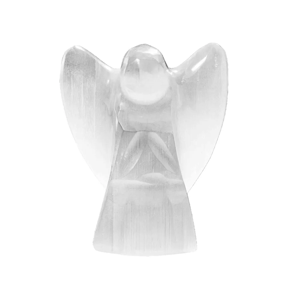 NKlaus Healing Crystals Selenit Engel 10x8cm Figur