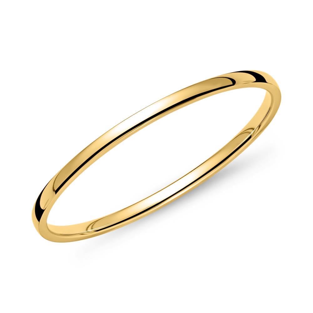 JEWLIX Ohrstecker Ring Gold schmal 1,2 mm Größe 60
