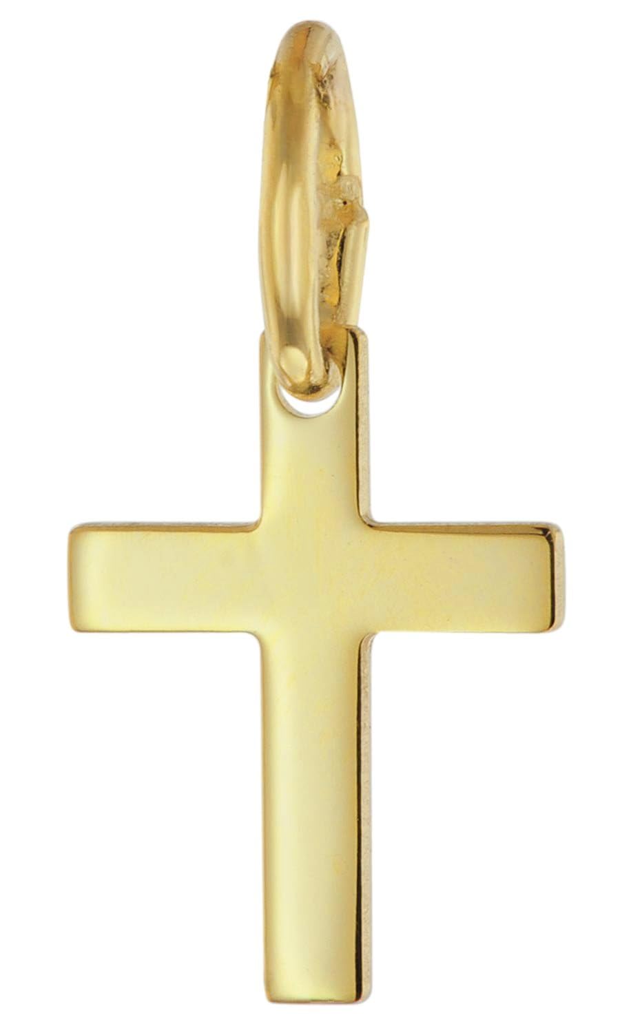 trendor Halsketten Kreuz-Anhänger 333 Gold Kinder Halskette