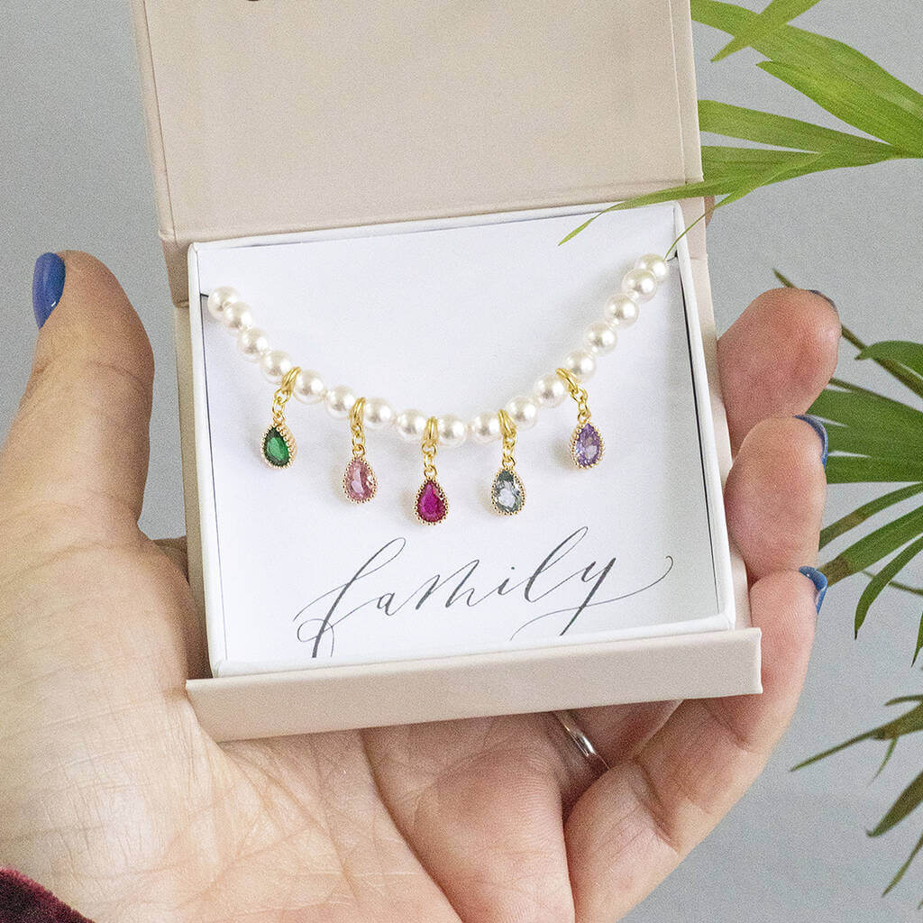 Joy by Corrine Smith Bracelets Perlenarmband Birthstone Tropfen
