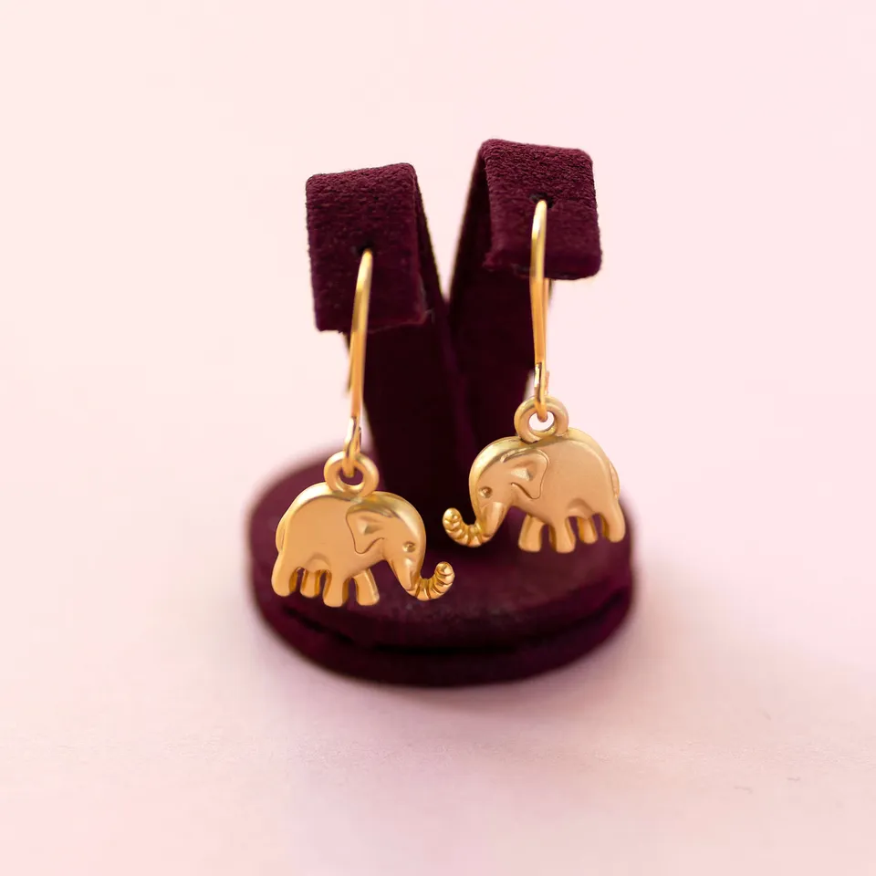 Joy by Corrine Smith Elephant Ohrringe Gold Silber