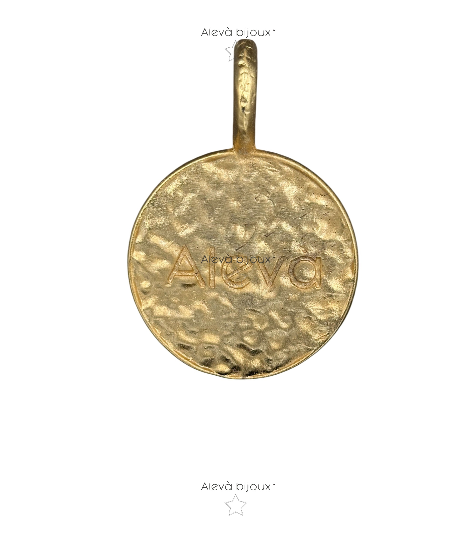 Alevá Bijoux Zodiaco Sternzeichen-Anhänger vergoldet