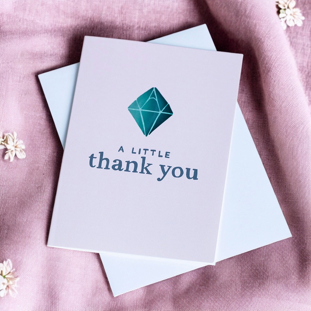 Joy by Corrine Smith Thank You Karte Geometric Gem A6