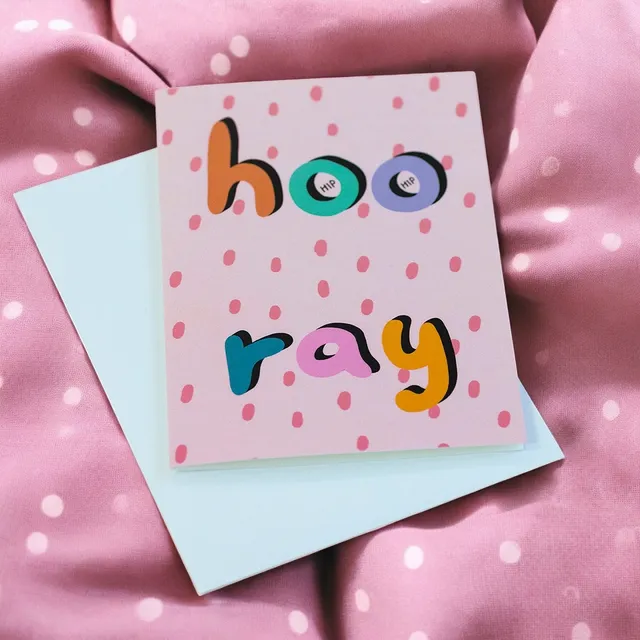Joy by Corrine Smith Hip Hip Hooray Karte A6 Muttertag