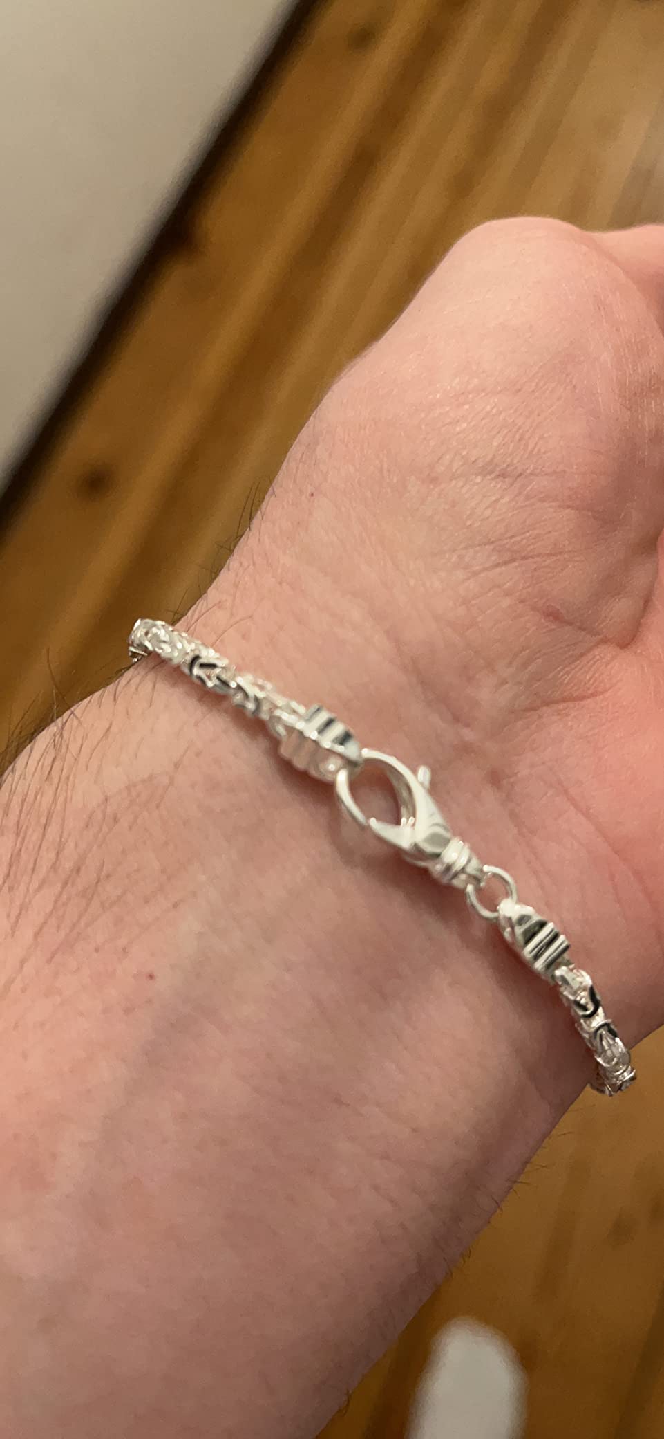 JEWLIX Königsarmbänder Silberarmband 925 2,5mm 21cm