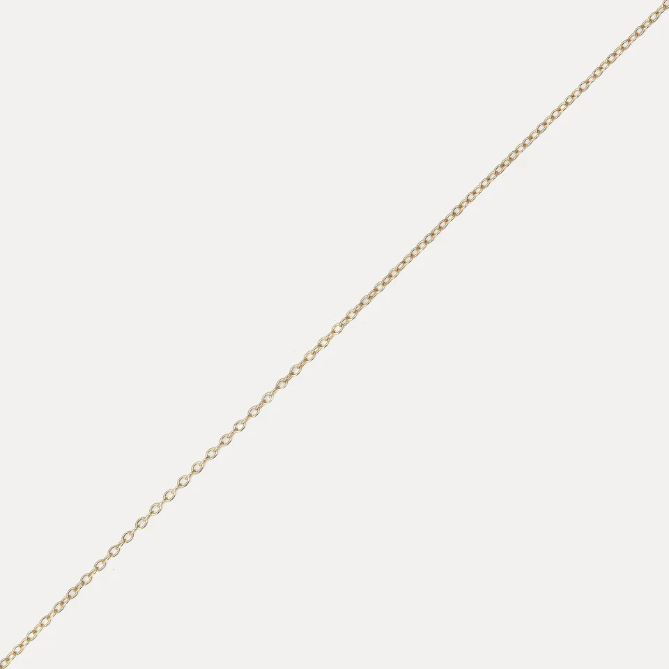 Stilnest Ankerkette 585 Gold Halskette 45 cm 14k Massivgold