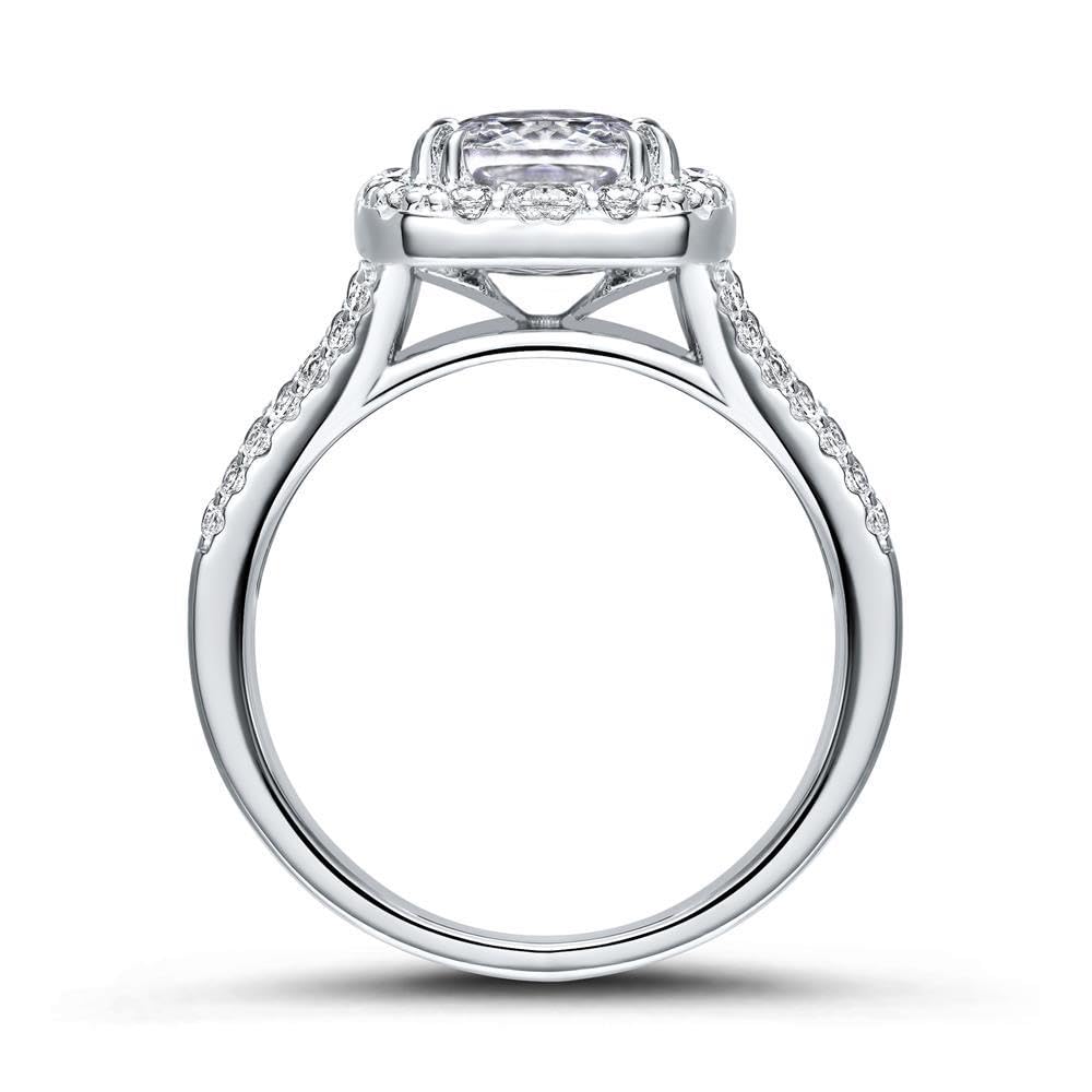 JEWLIX Verlobungsring 925 Silber Zirkonia 60mm