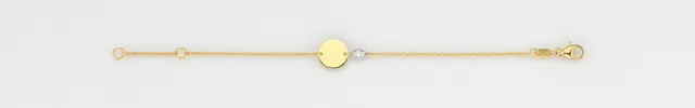 Eugen Rühle Armbänder 20.5111 Armband Gelbgold Brillant 0,02ct