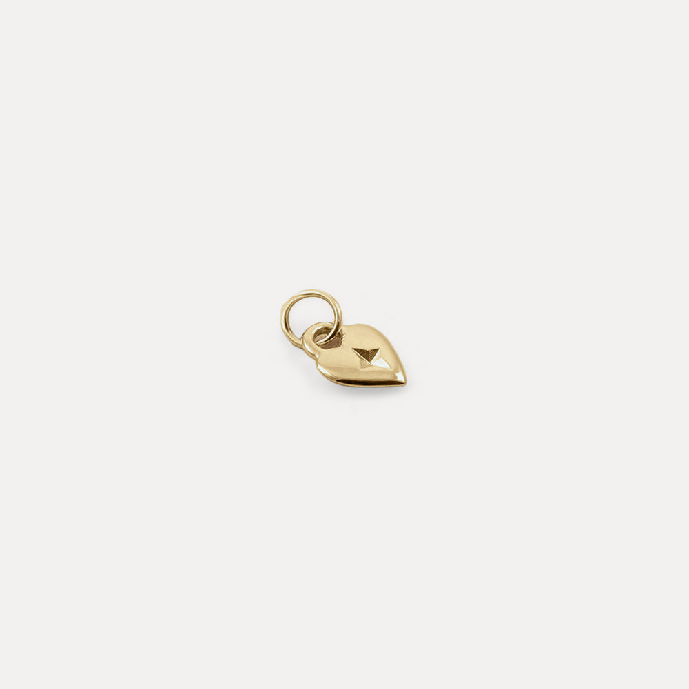Stilnest Rosa Turmalin Heart Anhänger 585 Gold Herz
