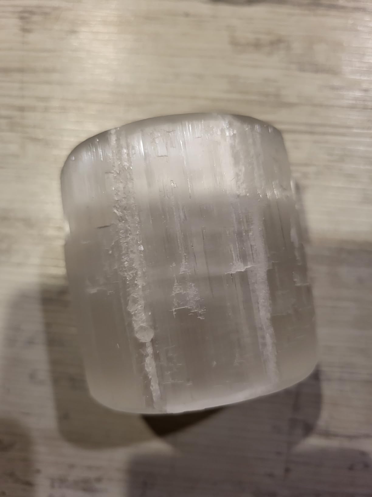 NKlaus Selenit Teelichthalter Heilstein 6x6 cm 1 Stück