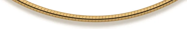 Eugen Rühle Omegaketten Omegakette rund 2,4mm Halskette Gelbgold 585