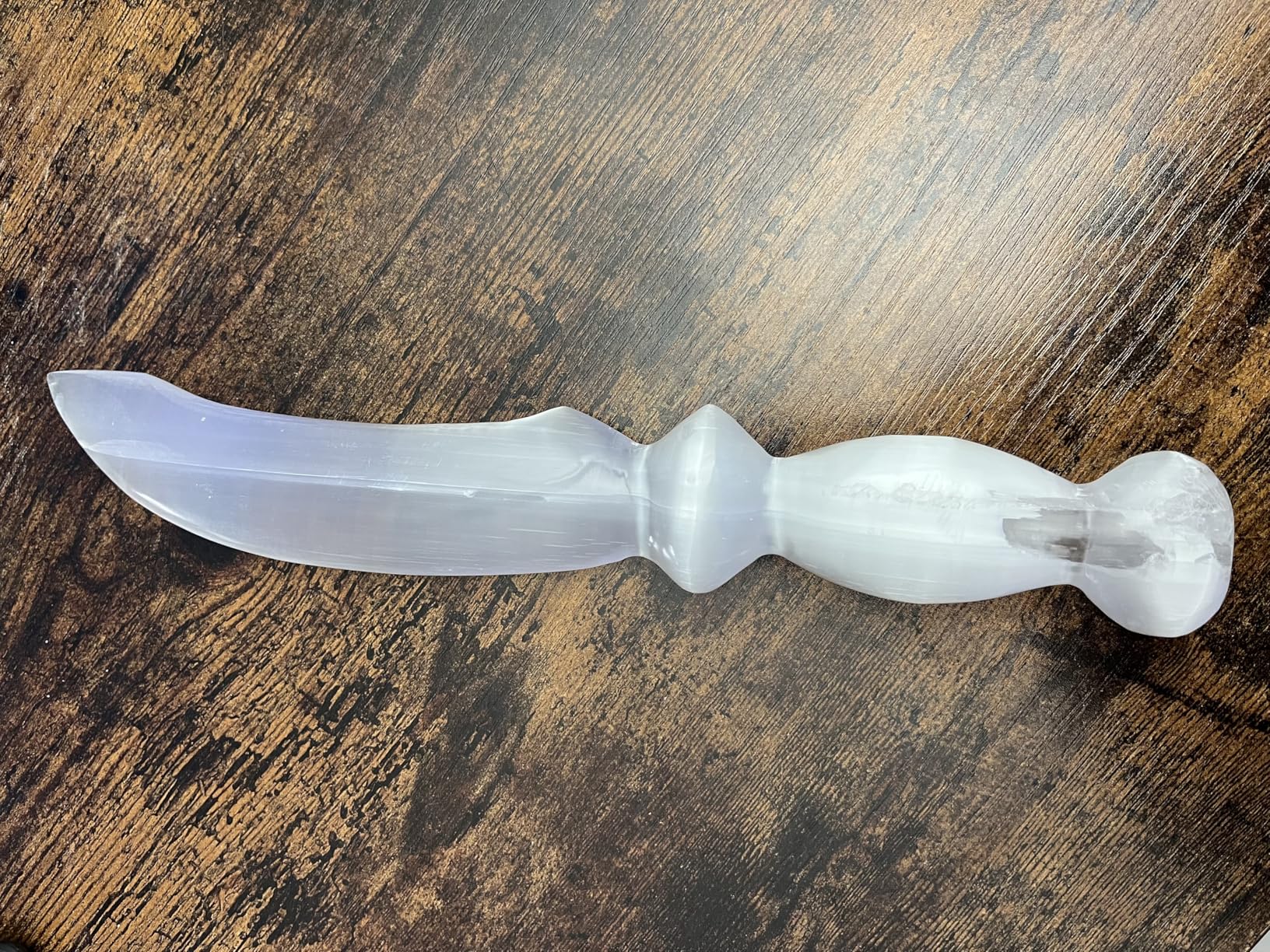 NKlaus Healing Crystals Selenit Ritualmesser 30cm