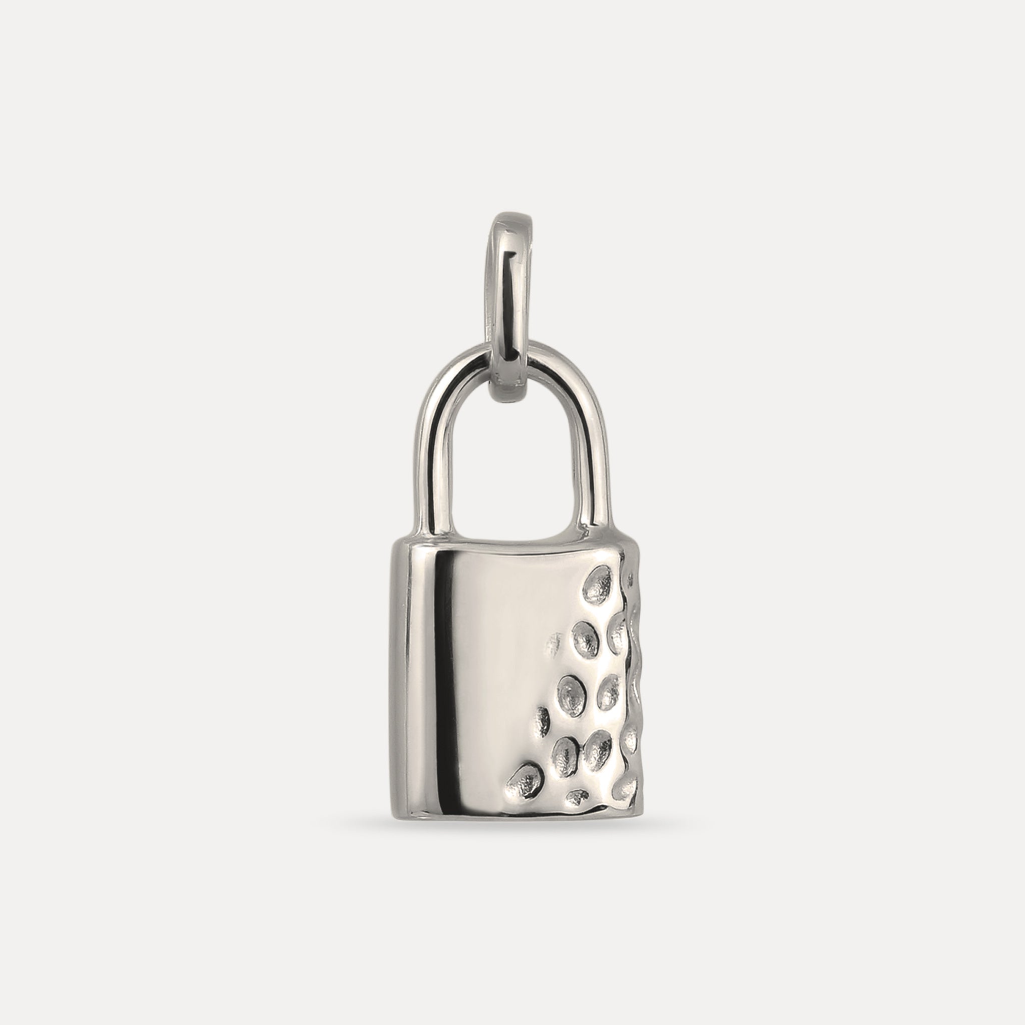 Stilnest Pendants Padlock Charm Anhänger Gold Vermeil