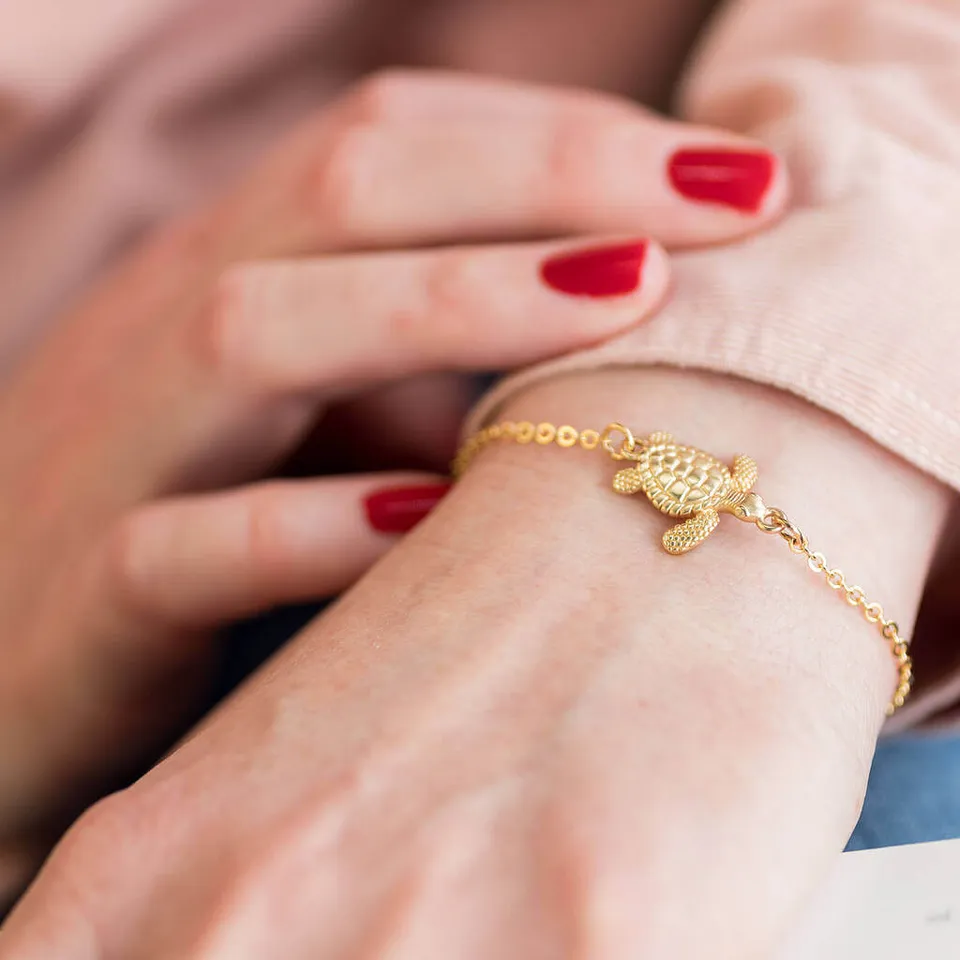 Joy by Corrine Smith Tortoise Armband Gold Schildkröte