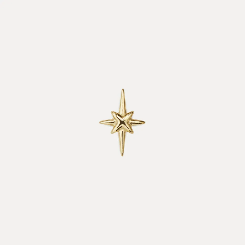 Stilnest Star Light Ohrstecker 585 Gold Single
