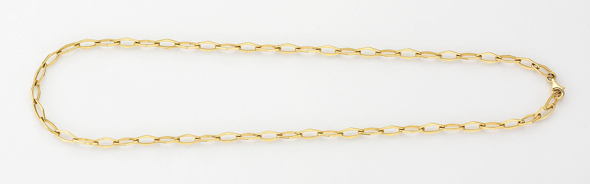 Eugen Rühle Fantasiekette Rauten 4,6mm 585 Gelbgold 45 cm