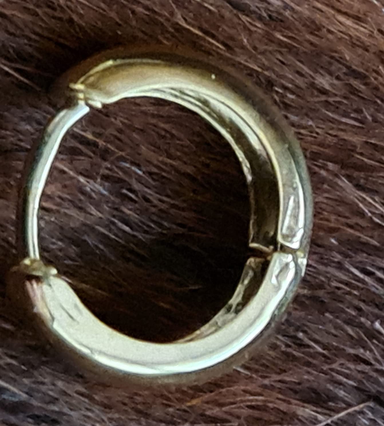 NKlaus JEWELLERY Klappcreolen 333 Gelbgold 12,2mm 1 Paar