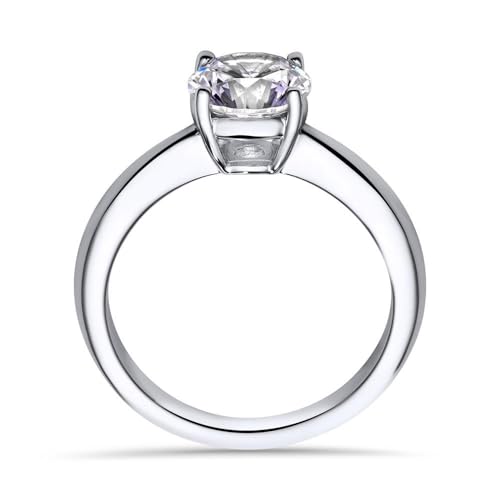 JEWLIX VR0050 Verlobungsring Silber Zirkonia Größe 58mm