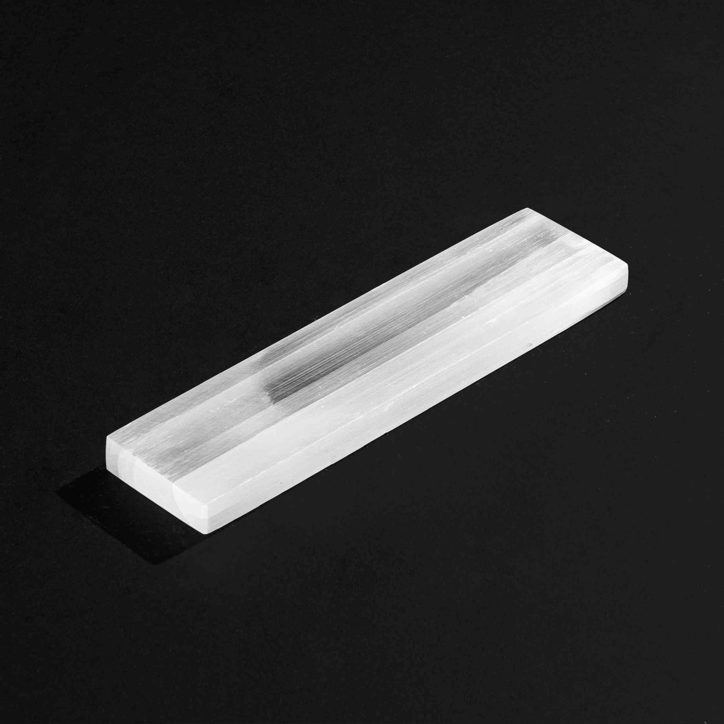 NKlaus Healing Crystals Selenit Aufladeplatte 15,5x4 cm Stab