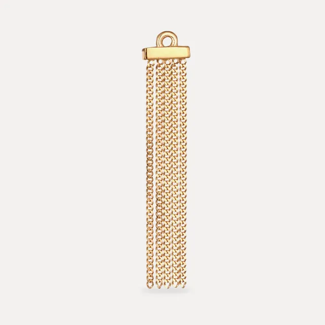 Stilnest Balance Fringe Back Add-On Ohrring 585 Gold
