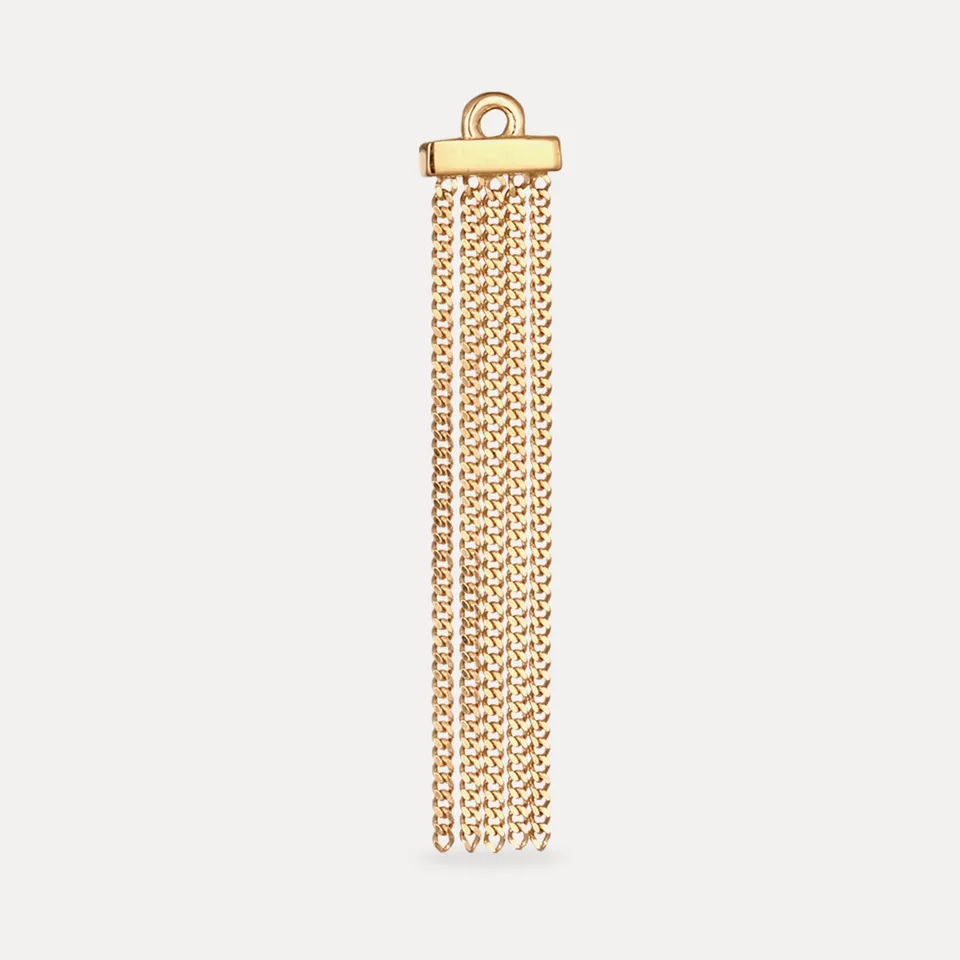 Stilnest Balance Fringe Back Add-On Ohrring 585 Gold