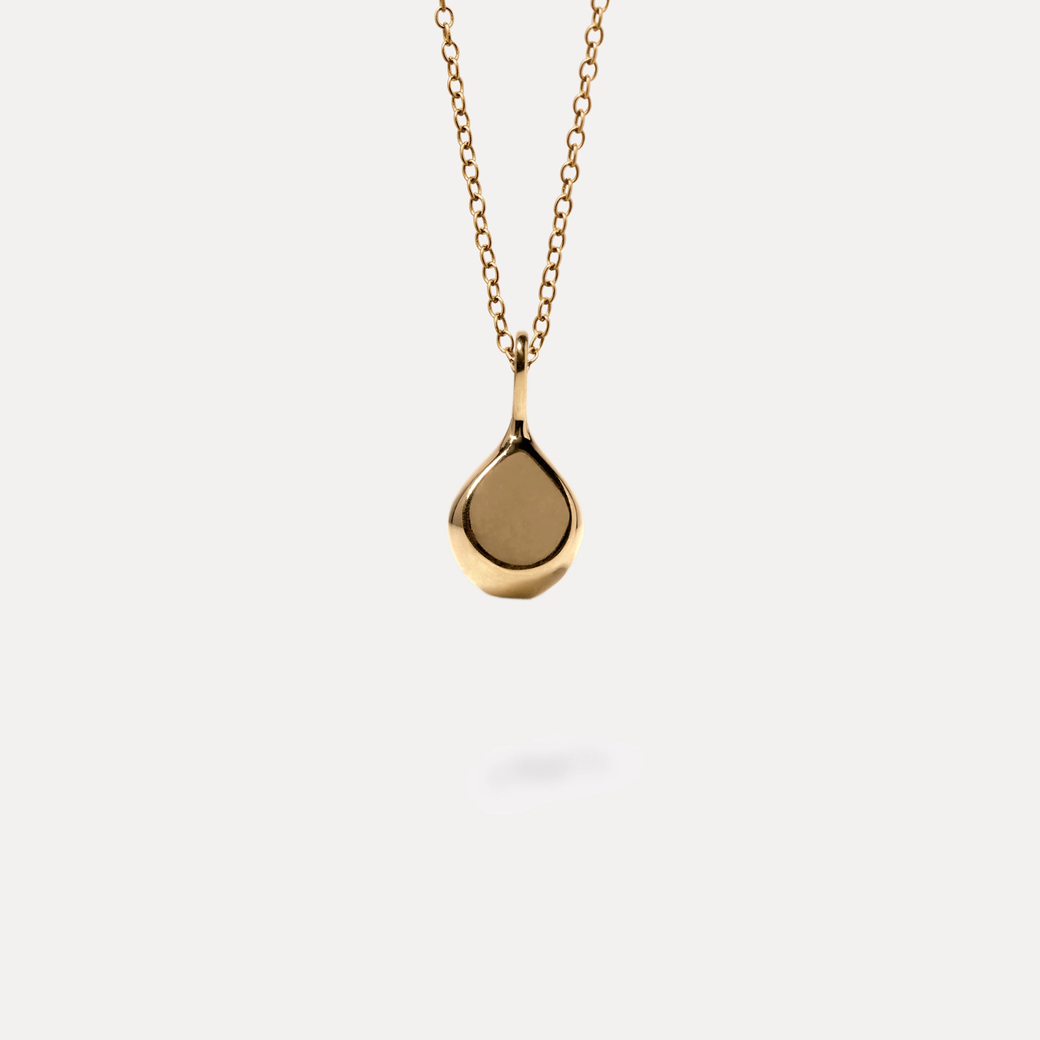 Stilnest Eden Cepa Kette Gold Vermeil Tropfen 45cm