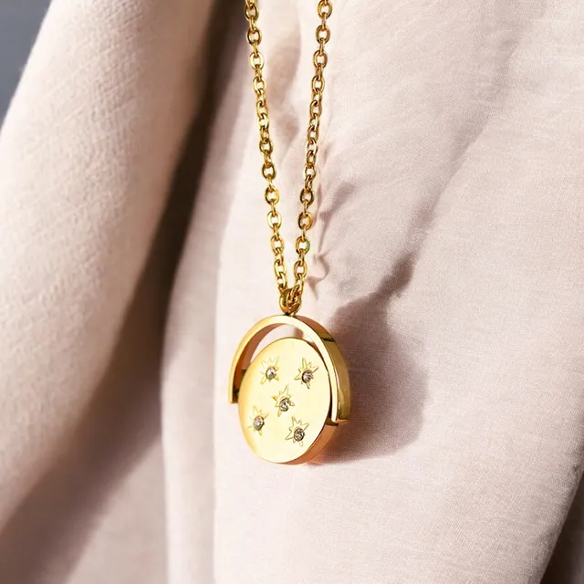 Joy by Corrine Smith Spinner Halskette Gold Sterne