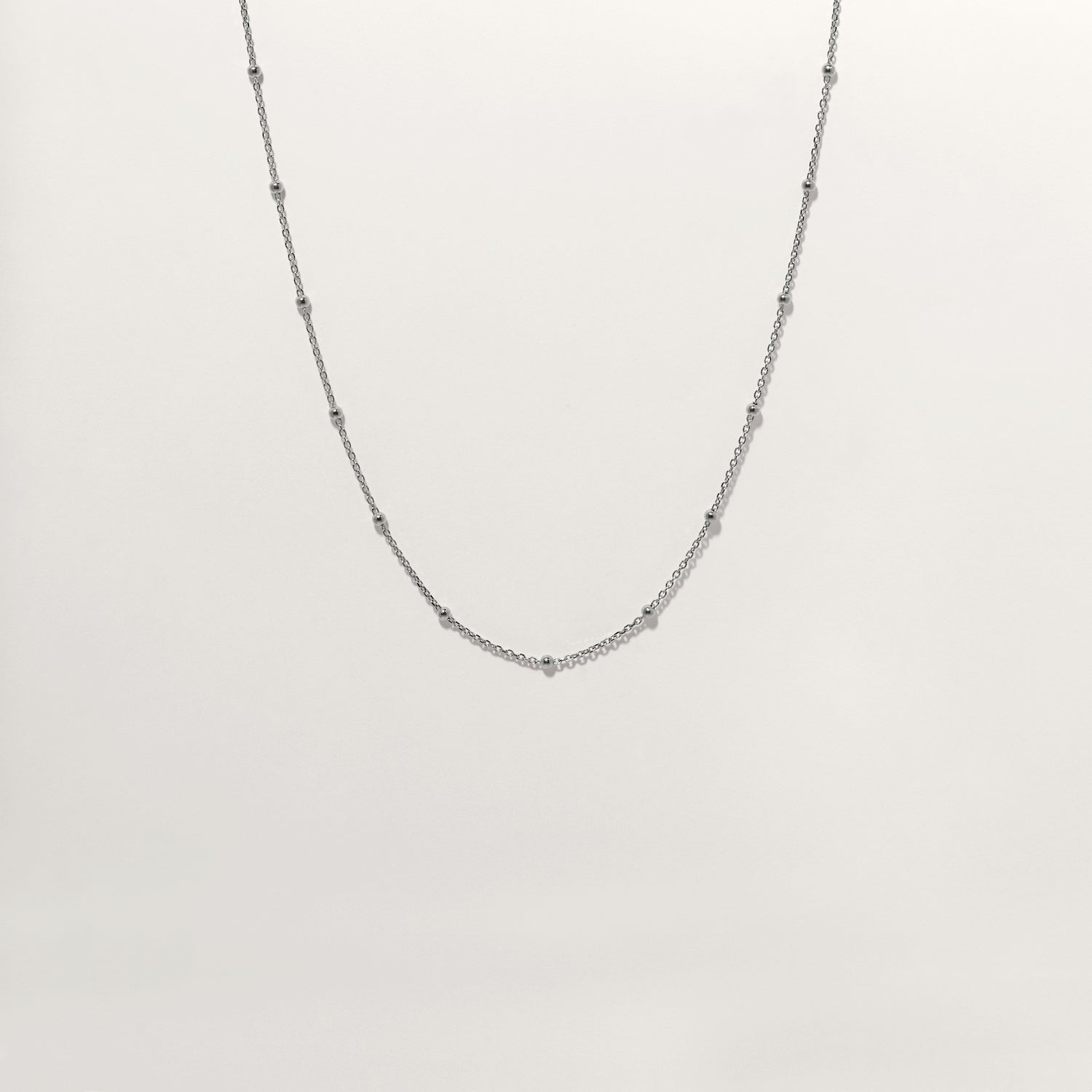 Stilnest Satellite Choker Halskette 24k Gold 32+8cm