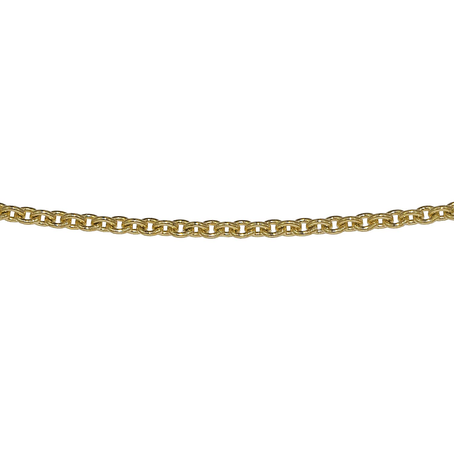 trendor Halsketten Ankerkette 333 Gold 0,8 mm 50 cm 72405