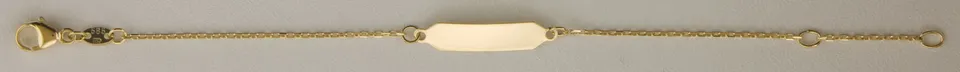 Eugen Rühle ID-Band Ankerkette Gold Armband 333 Gelbgold
