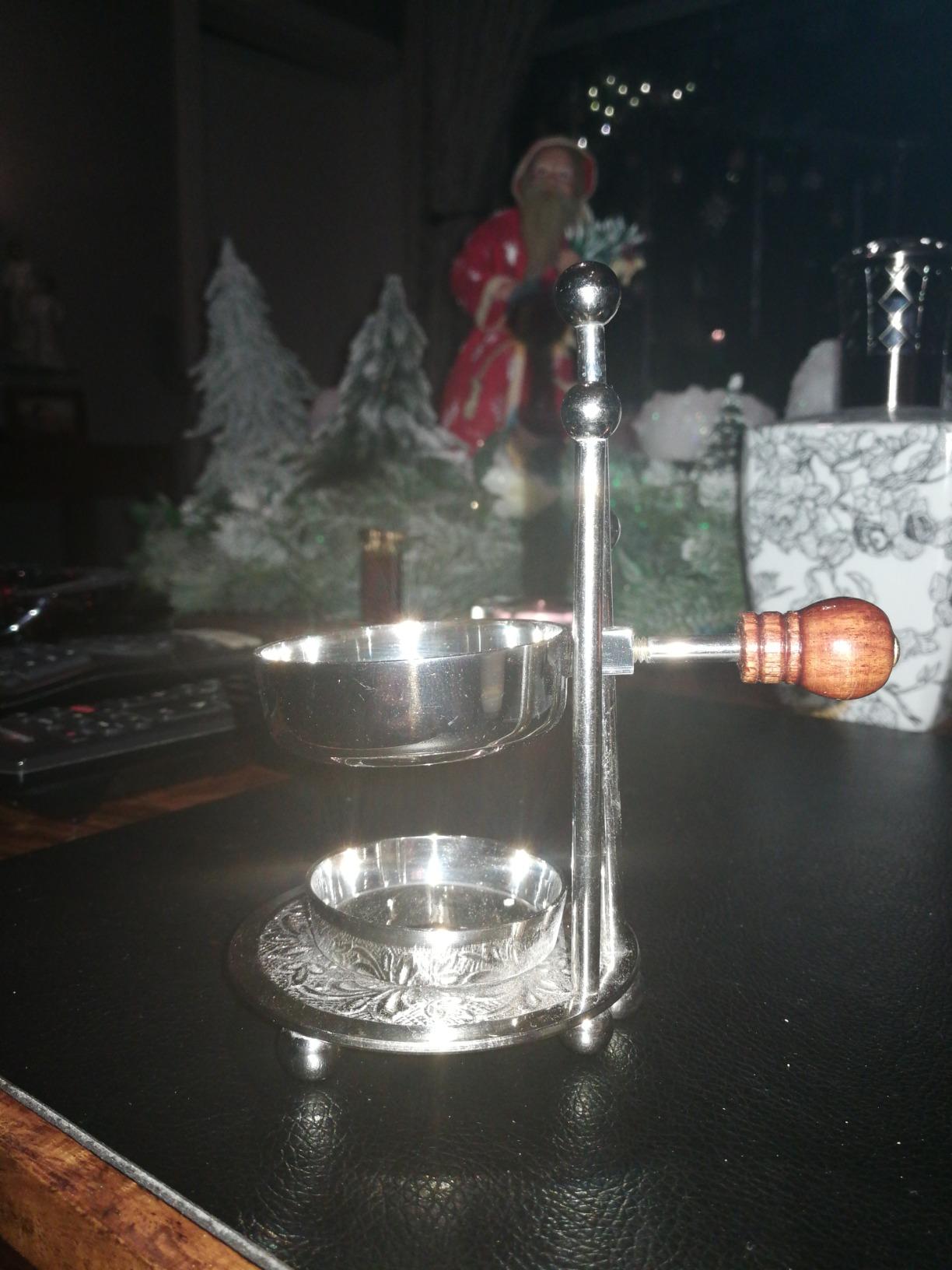 NKlaus HOME SCENTS Weihrauchbrenner Messing klein verstellbar