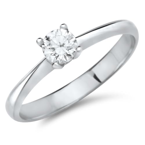 JEWLIX VR0021 Verlobungsring Silber 54mm Zirkonia