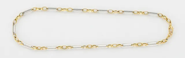 Eugen Rühle Fantasiekette 4,9mm Halskette 585 Gold 45 cm